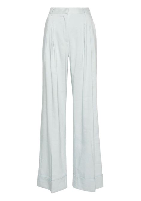 Pantaloni a gamba larga nathalie in azzurro - donna THE ANDAMANE | Pantaloni | TM150407ATNL009LGHTDNM